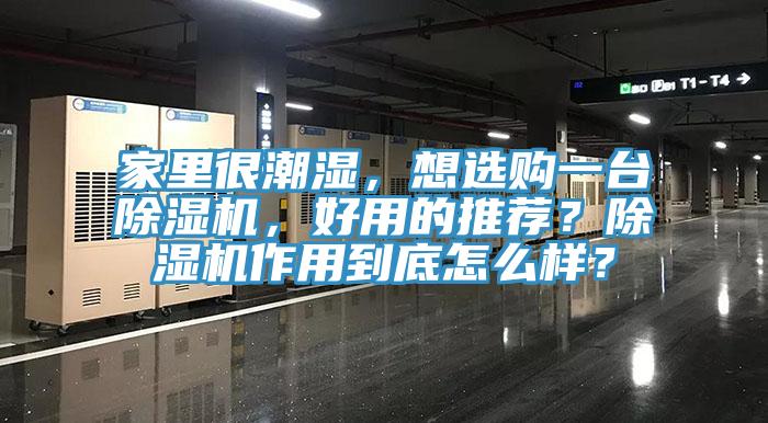 家里很潮濕，想選購一臺除濕機，好用的推薦？除濕機作用到底怎么樣？