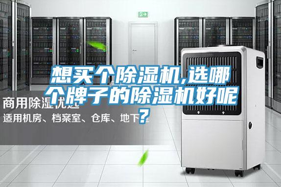 想買個除濕機,選哪個牌子的除濕機好呢？