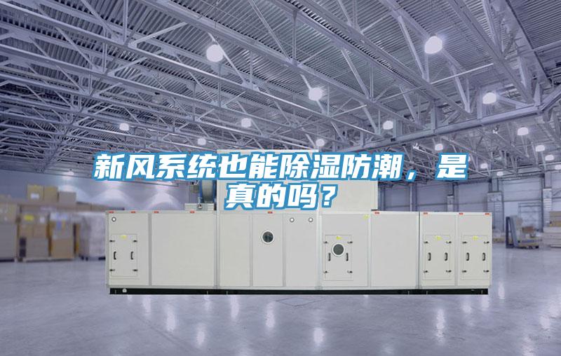 新風系統(tǒng)也能除濕防潮，是真的嗎？