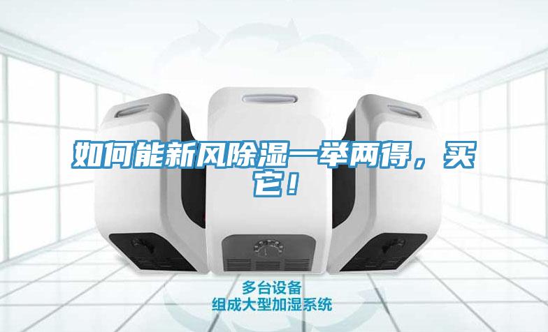 如何能新風(fēng)除濕一舉兩得，買它！