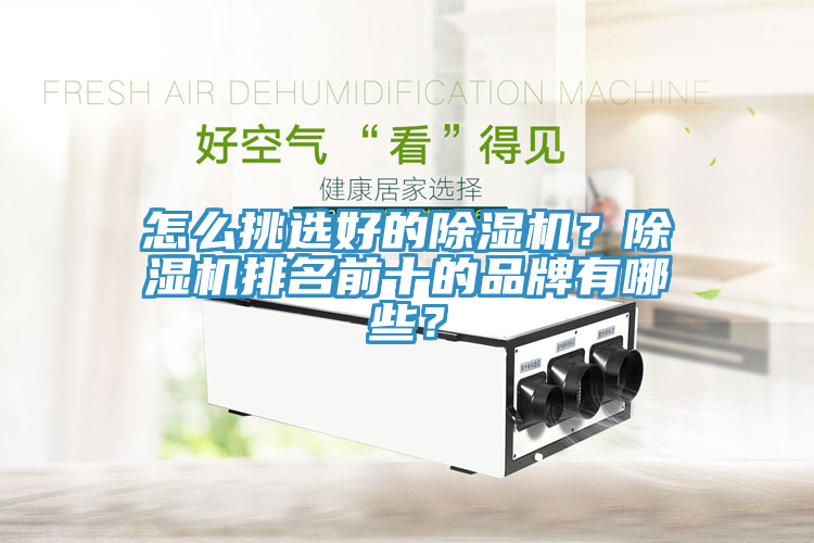 怎么挑選好的除濕機？除濕機排名前十的品牌有哪些？