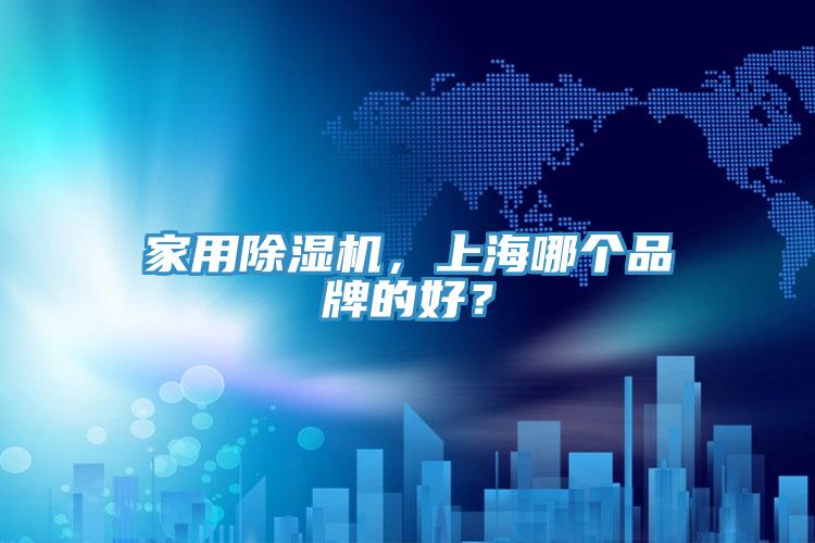 家用除濕機，上海哪個品牌的好？
