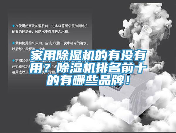 家用除濕機的有沒有用？除濕機排名前十的有哪些品牌！