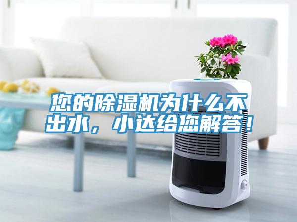您的除濕機為什么不出水，小達給您解答！