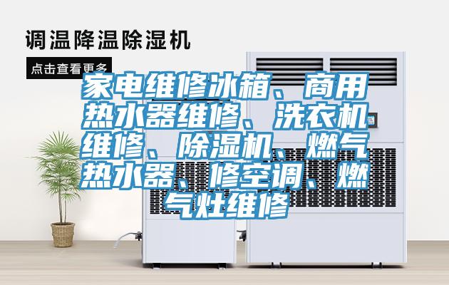 家電維修冰箱、商用熱水器維修、洗衣機維修、除濕機、燃氣熱水器、修空調、燃氣灶維修