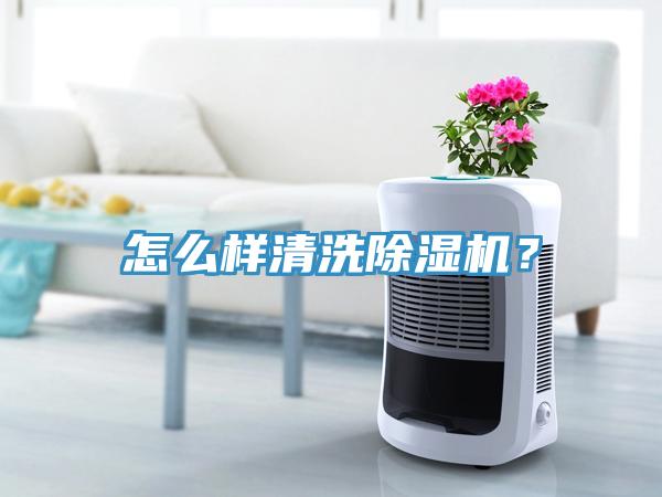 怎么樣清洗除濕機？