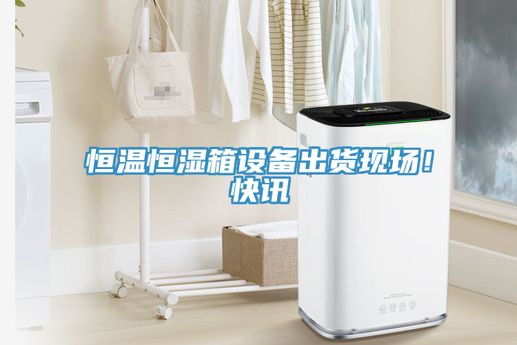 恒溫恒濕箱設(shè)備出貨現(xiàn)場(chǎng)！快訊