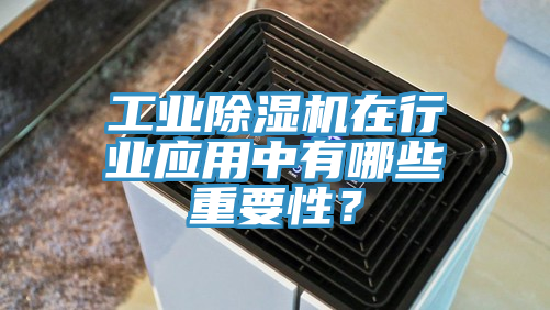 工業(yè)除濕機在行業(yè)應(yīng)用中有哪些重要性？