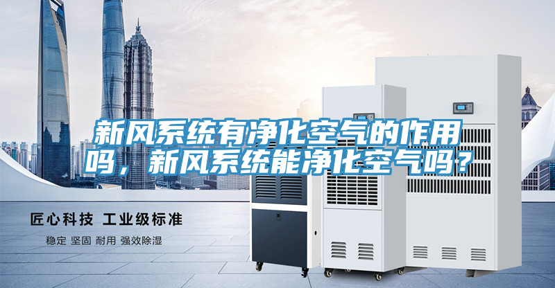新風(fēng)系統(tǒng)有凈化空氣的作用嗎，新風(fēng)系統(tǒng)能凈化空氣嗎？