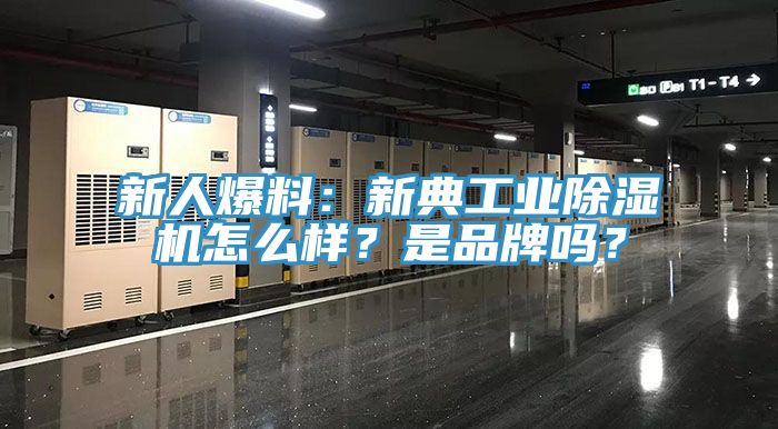 新人爆料：新典工業(yè)除濕機(jī)怎么樣？是品牌嗎？