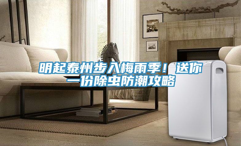 明起泰州步入梅雨季！送你一份除蟲防潮攻略