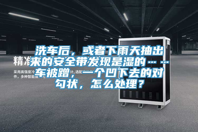 洗車后，或者下雨天抽出來(lái)的安全帶發(fā)現(xiàn)是濕的……車被蹭，一個(gè)凹下去的對(duì)勾狀，怎么處理？