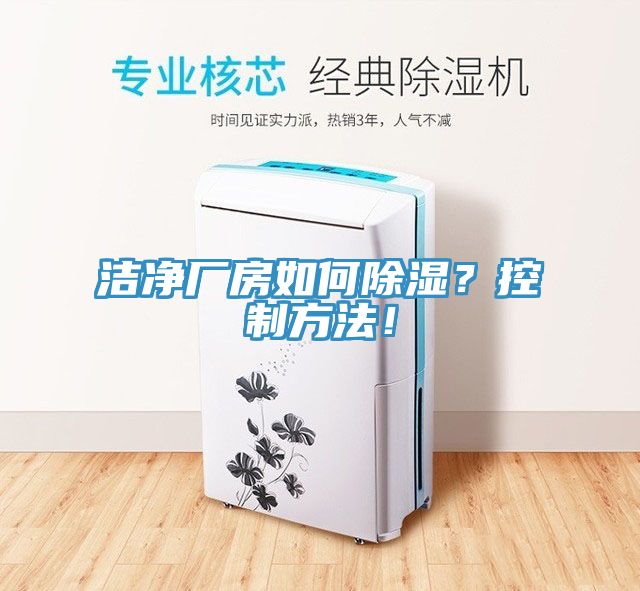 潔凈廠房如何除濕？控制方法！