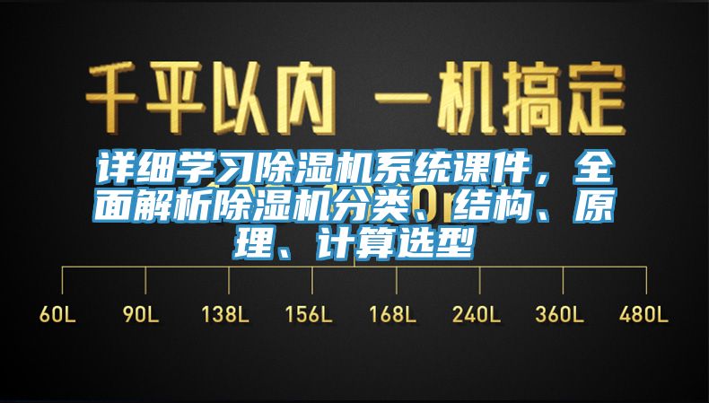 詳細(xì)學(xué)習(xí)除濕機(jī)系統(tǒng)課件，全面解析除濕機(jī)分類、結(jié)構(gòu)、原理、計(jì)算選型