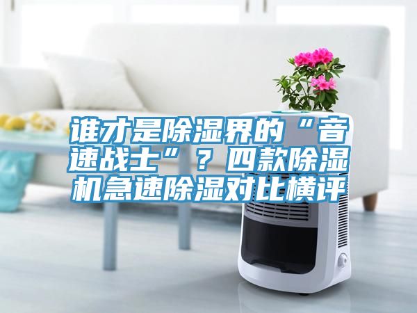 誰才是除濕界的“音速戰(zhàn)士”？四款除濕機急速除濕對比橫評