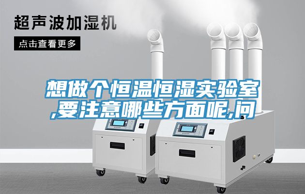 想做個恒溫恒濕實(shí)驗室,要注意哪些方面呢,問