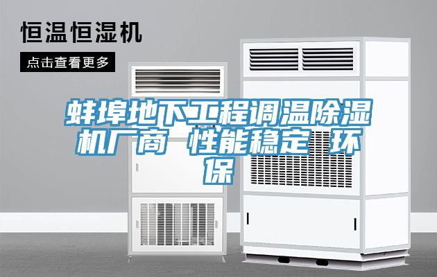 蚌埠地下工程調(diào)溫除濕機(jī)廠(chǎng)商 性能穩(wěn)定 環(huán)保