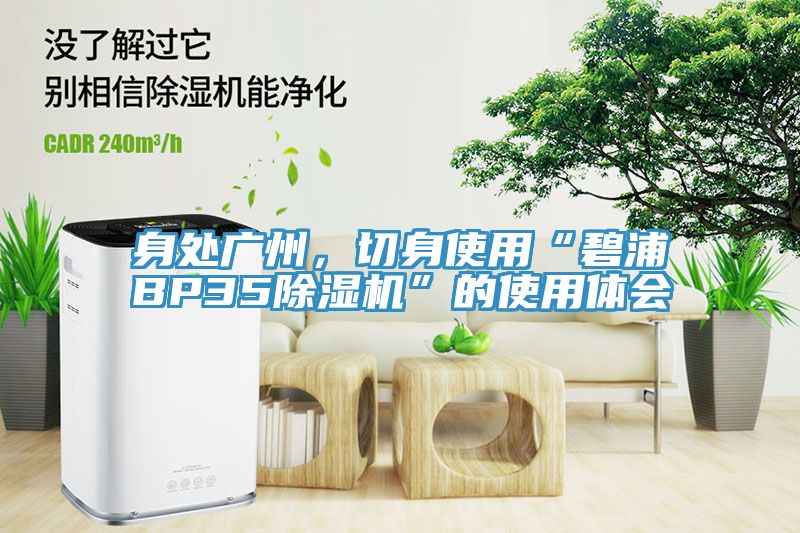 身處廣州，切身使用“碧浦BP35除濕機(jī)”的使用體會(huì)