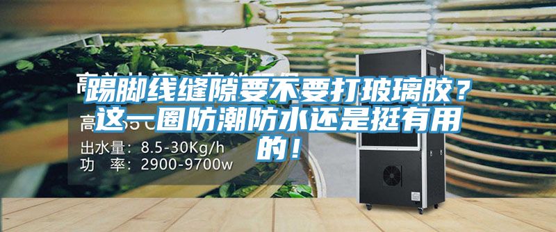 踢腳線縫隙要不要打玻璃膠？這一圈防潮防水還是挺有用的！