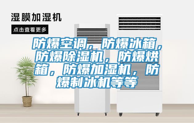 防爆空調(diào)，防爆冰箱，防爆除濕機(jī)，防爆烘箱，防爆加濕機(jī)，防爆制冰機(jī)等等