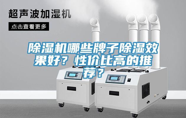 除濕機(jī)哪些牌子除濕效果好？性價(jià)比高的推薦？