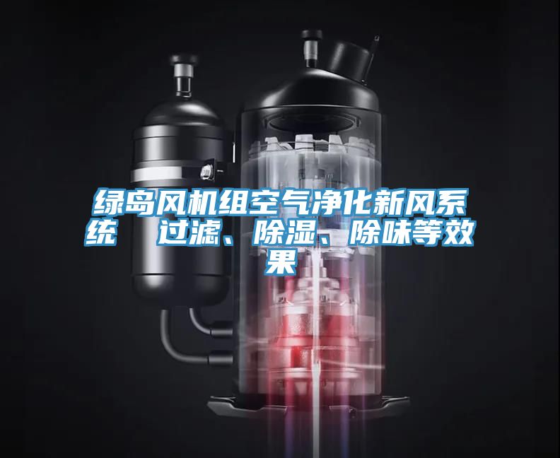 綠島風(fēng)機(jī)組空氣凈化新風(fēng)系統(tǒng)  過濾、除濕、除味等效果