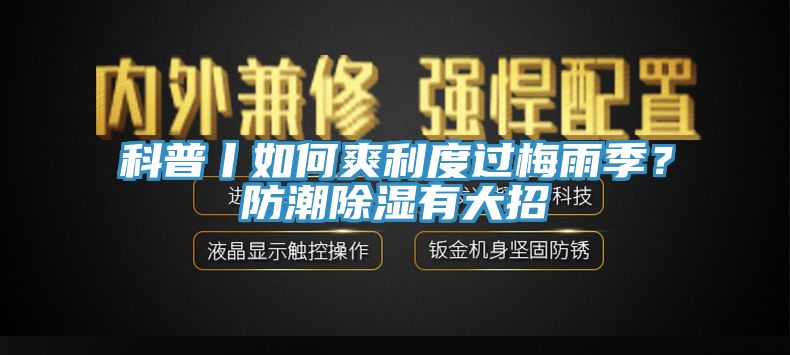 科普丨如何爽利度過梅雨季？防潮除濕有大招