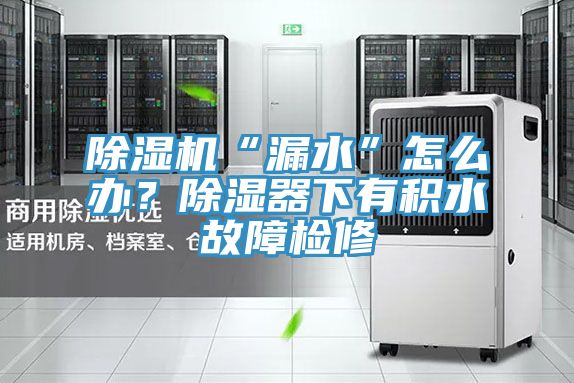 除濕機“漏水”怎么辦？除濕器下有積水故障檢修