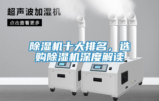 除濕機(jī)十大排名，選購(gòu)除濕機(jī)深度解讀