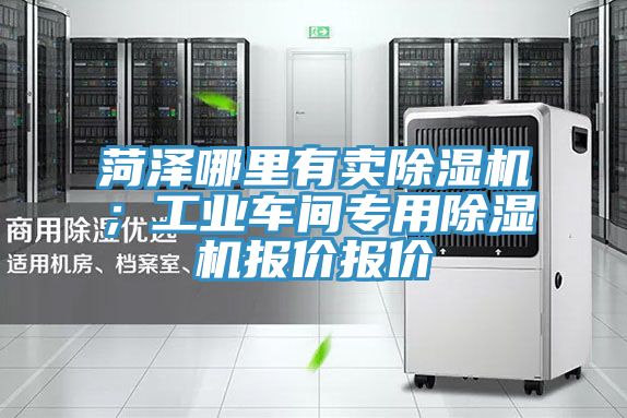 菏澤哪里有賣除濕機；工業(yè)車間專用除濕機報價報價