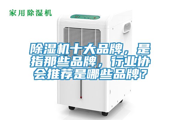 除濕機十大品牌，是指那些品牌，行業(yè)協(xié)會推薦是哪些品牌？