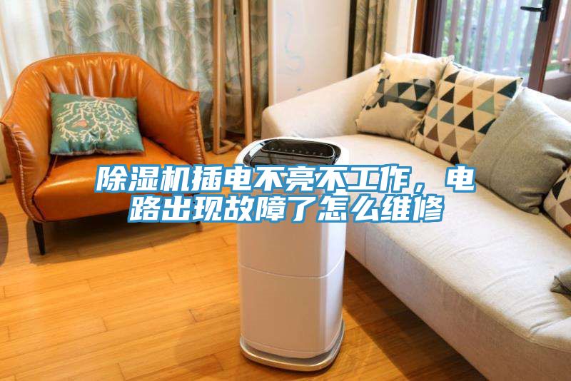除濕機(jī)插電不亮不工作，電路出現(xiàn)故障了怎么維修
