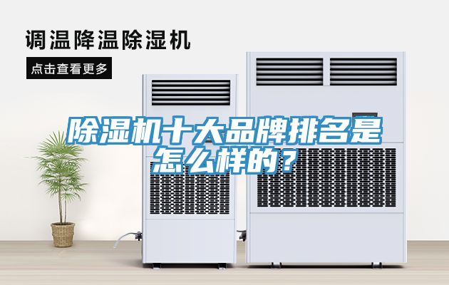 除濕機十大品牌排名是怎么樣的？