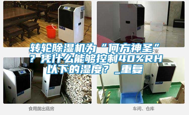轉(zhuǎn)輪除濕機為“何方神圣”？憑什么能夠控制40%RH以下的濕度？_重復(fù)