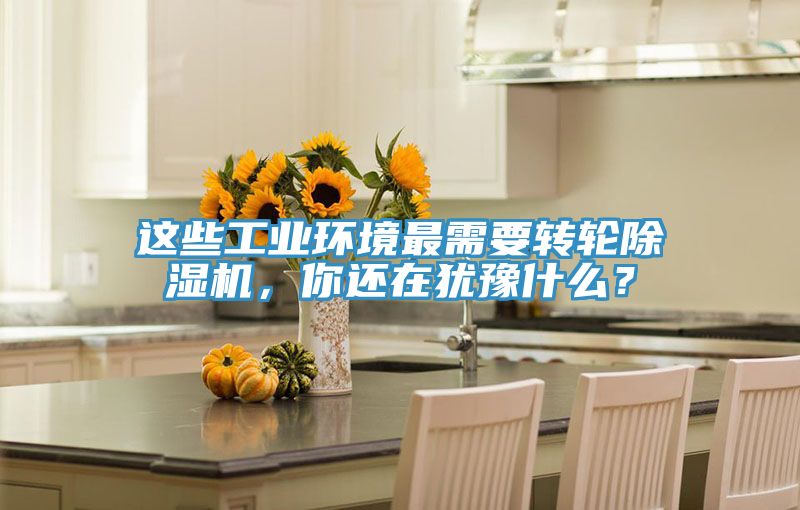 這些工業(yè)環(huán)境最需要轉(zhuǎn)輪除濕機(jī)，你還在猶豫什么？