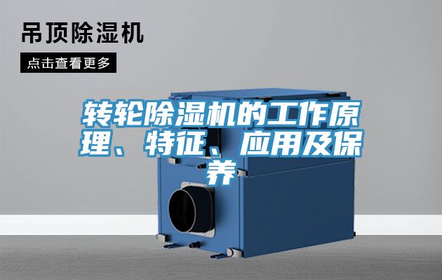轉輪除濕機的工作原理、特征、應用及保養(yǎng)