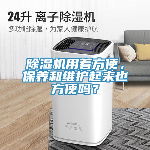 除濕機用著方便，保養(yǎng)和維護起來也方便嗎？