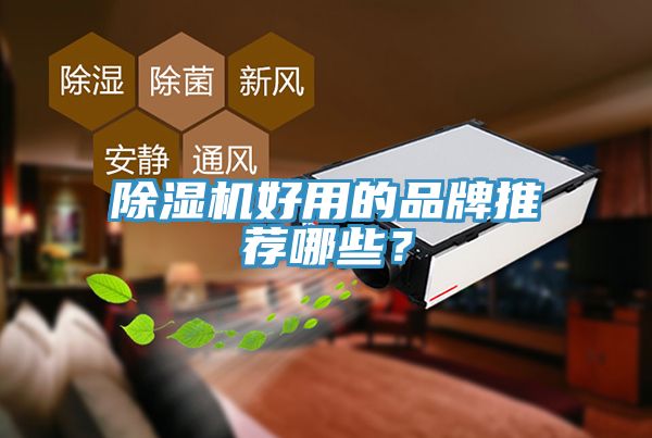 除濕機好用的品牌推薦哪些？