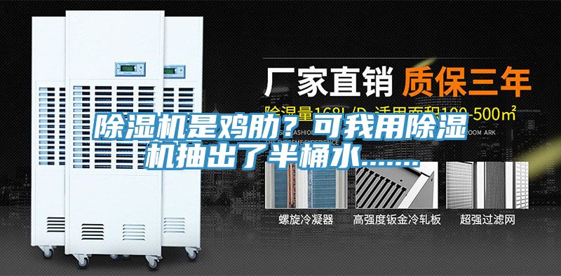 除濕機(jī)是雞肋？可我用除濕機(jī)抽出了半桶水.......