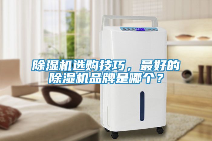 除濕機選購技巧，最好的除濕機品牌是哪個？