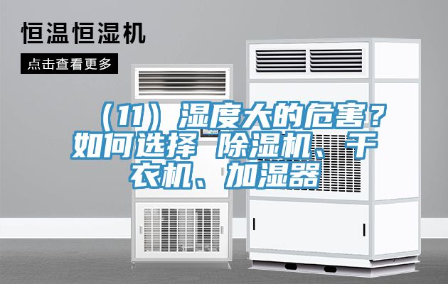 （11）濕度大的危害？如何選擇 除濕機(jī)、干衣機(jī)、加濕器