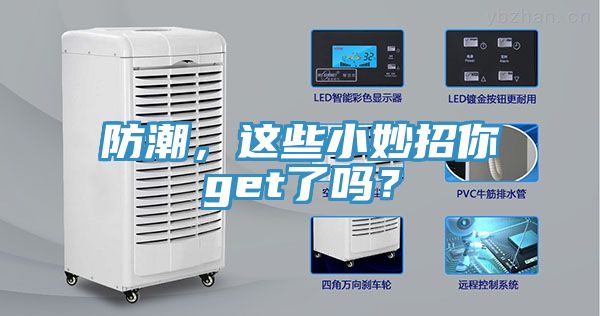 防潮，這些小妙招你get了嗎？