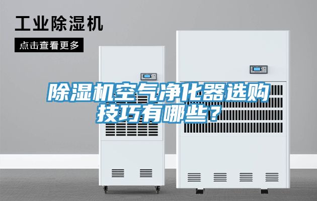 除濕機(jī)空氣凈化器選購(gòu)技巧有哪些？
