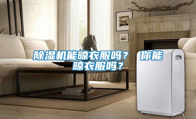 除濕機(jī)能晾衣服嗎？ 你能晾衣服嗎？