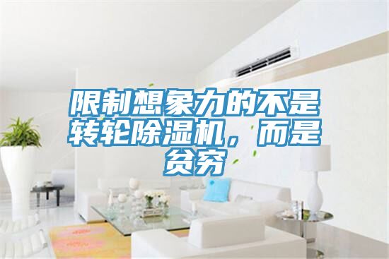 限制想象力的不是轉(zhuǎn)輪除濕機(jī)，而是貧窮